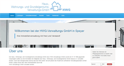 Desktop Screenshot of hwg-speyer.de